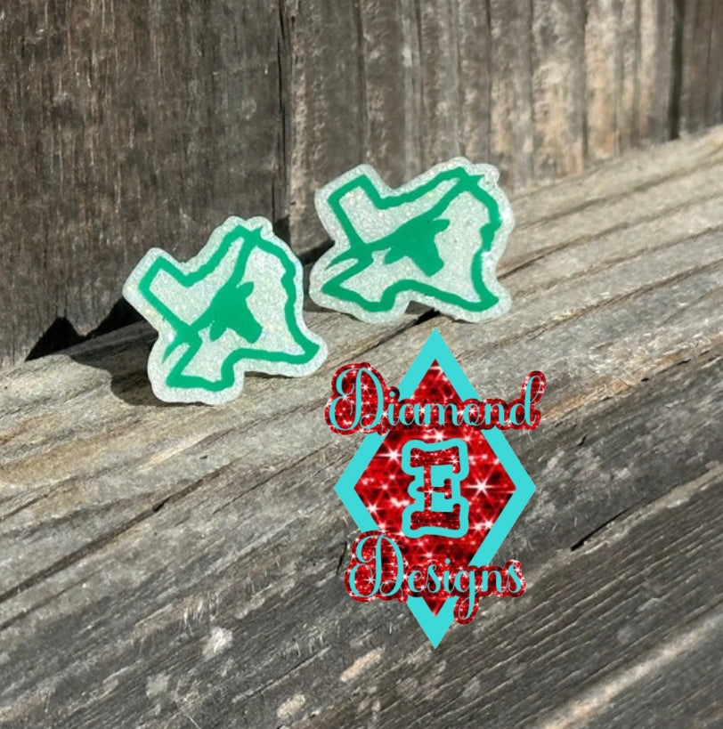 Pearsall Maverick Glitter Stud Earrings