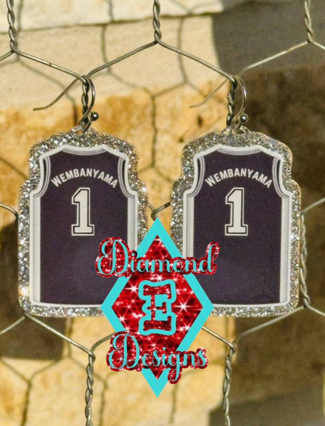 Wemby Jersey Earrings