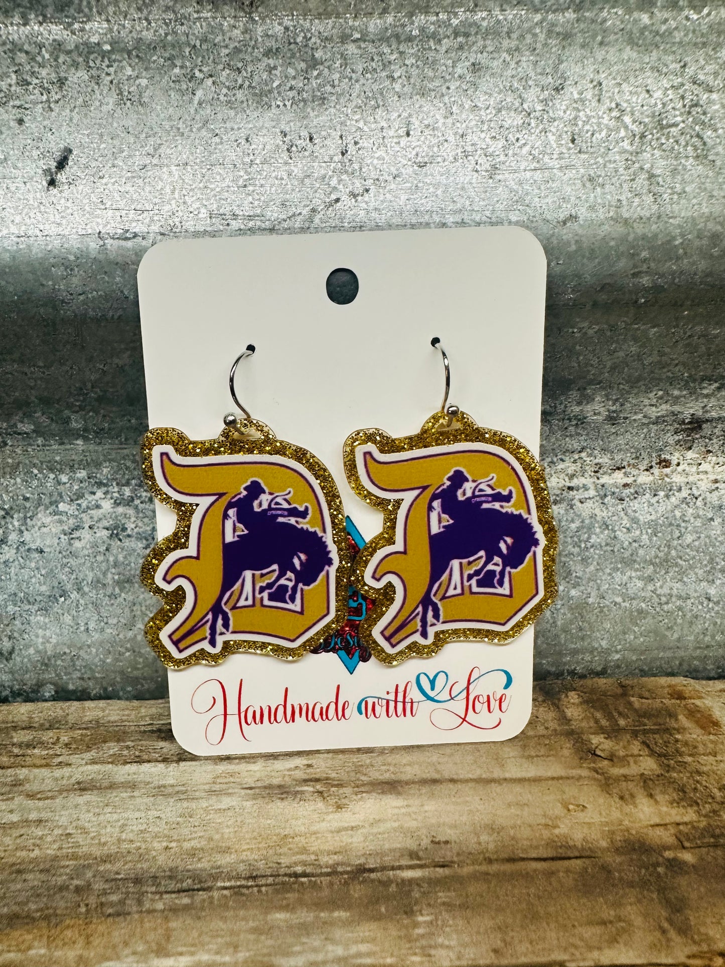 D’Hanis Cowboys Dangle Earrings
