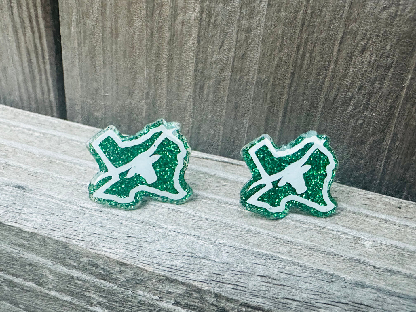 Pearsall Maverick Glitter Stud Earrings