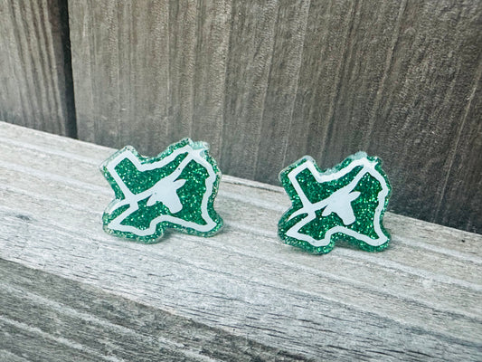 Pearsall Maverick Glitter Stud Earrings