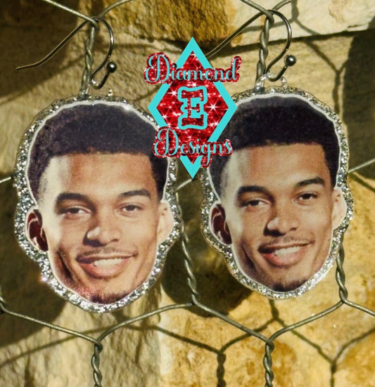 Wemby Fat Head Earrings