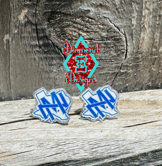 Natalia Mustangs Stud Earrings
