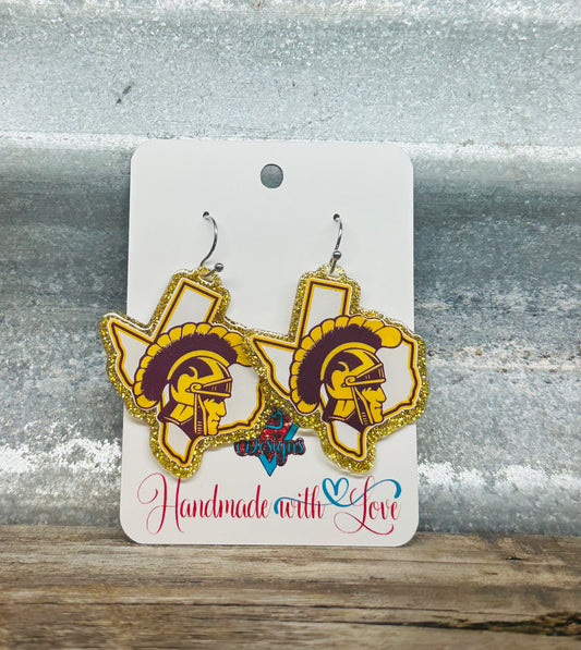 Charlotte Trojans Dangle Earrings