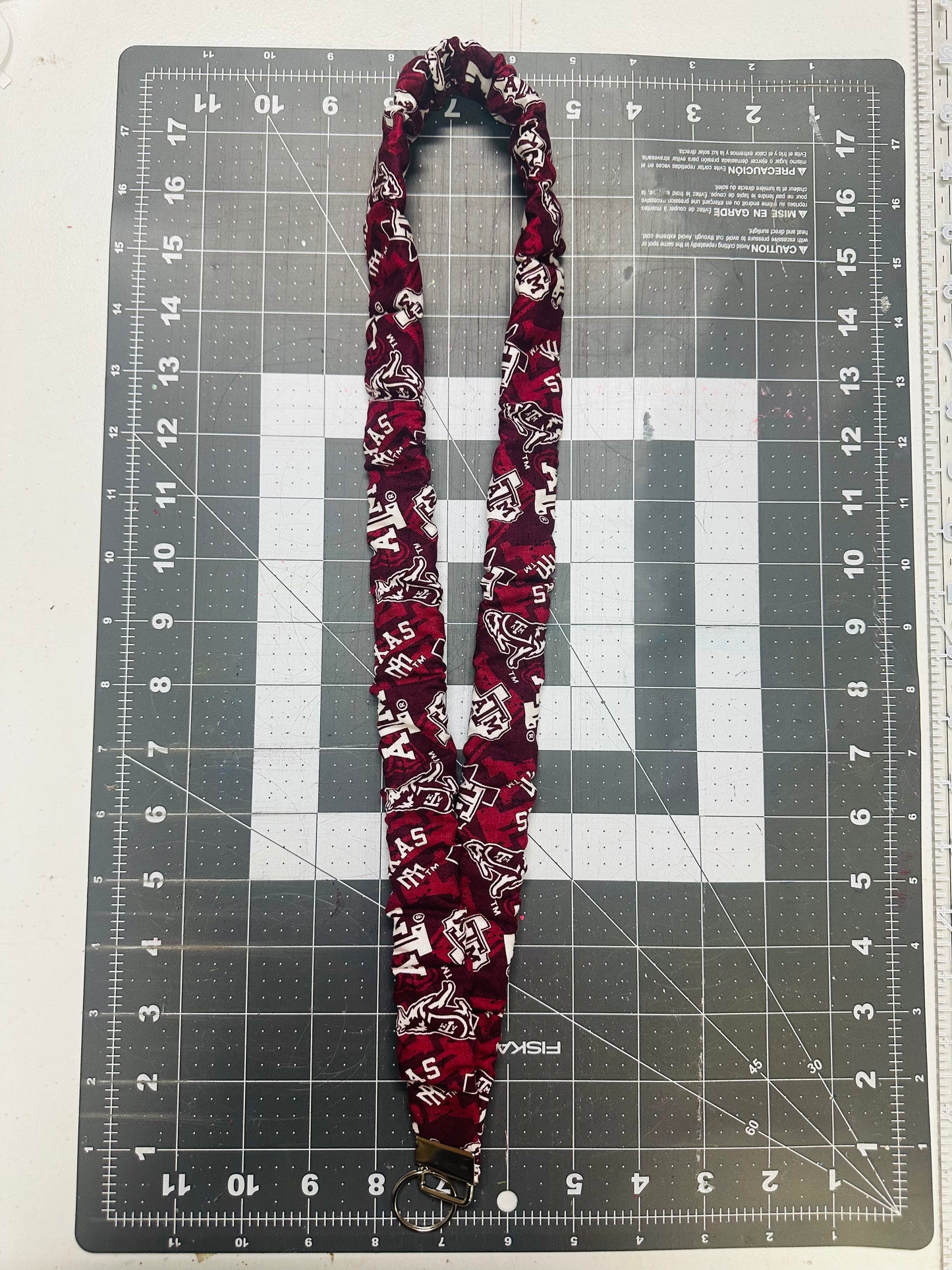 Texas A&M Scrunchie Lanyard