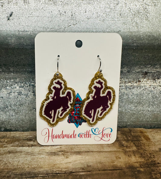 Cotulla Cowboys Dangle Earrings