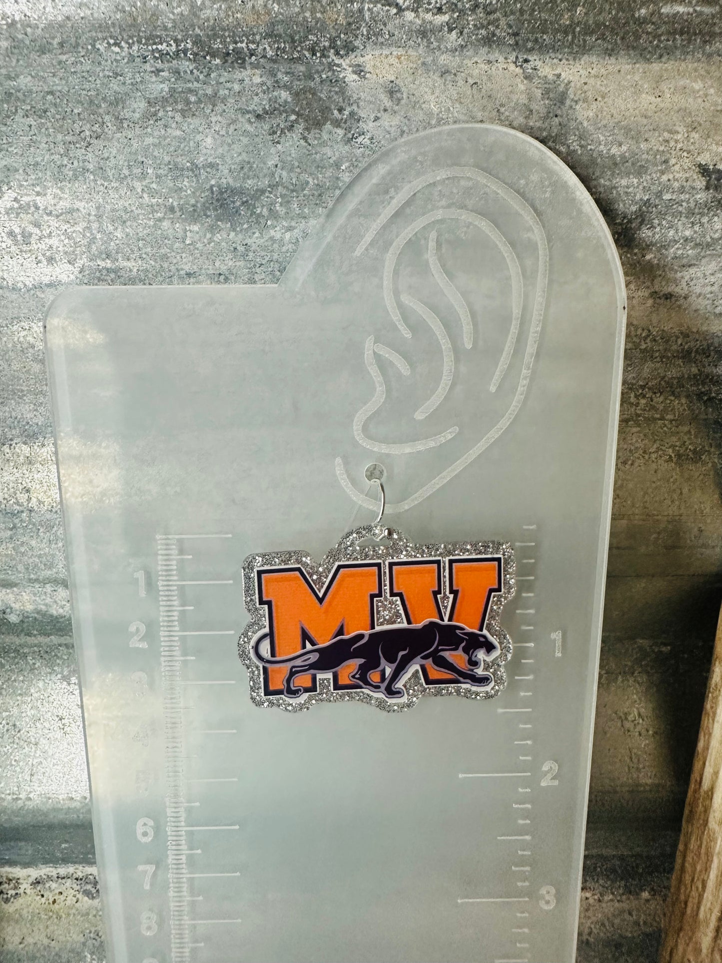 Medina Valley Panthers Dangle Earrings