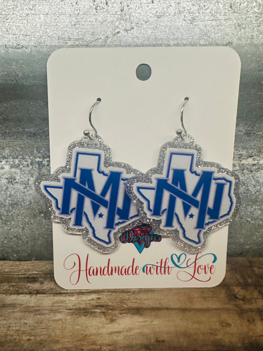 Natalia Mustangs Dangle Earrings