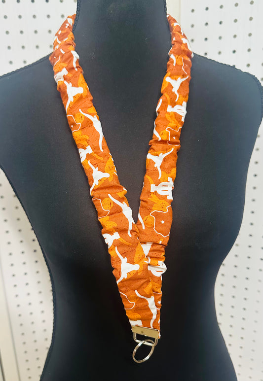 Texas Longhorns Scrunchie Lanyard