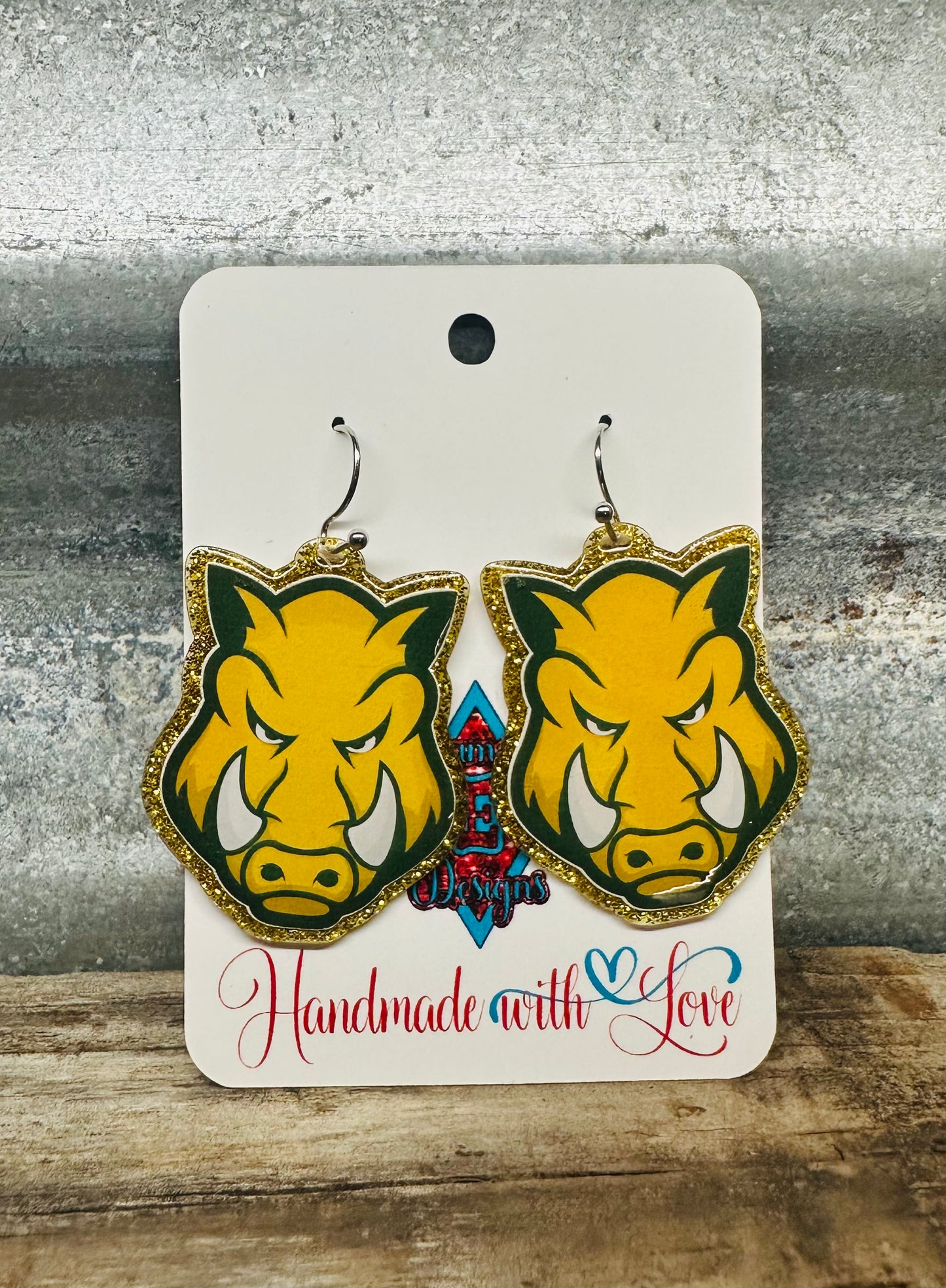 Crystal City Javelinas Dangle Earrings