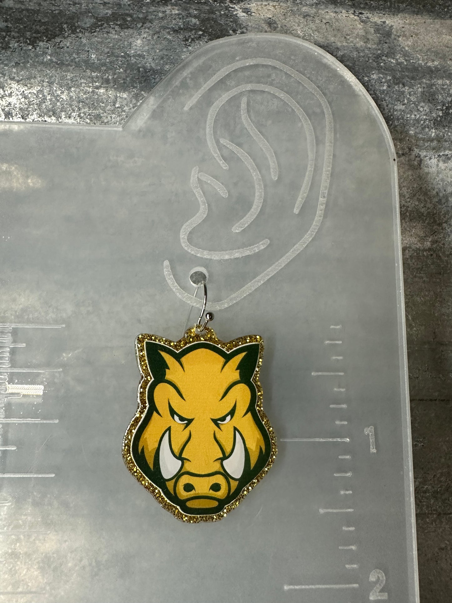 Crystal City Javelinas Dangle Earrings
